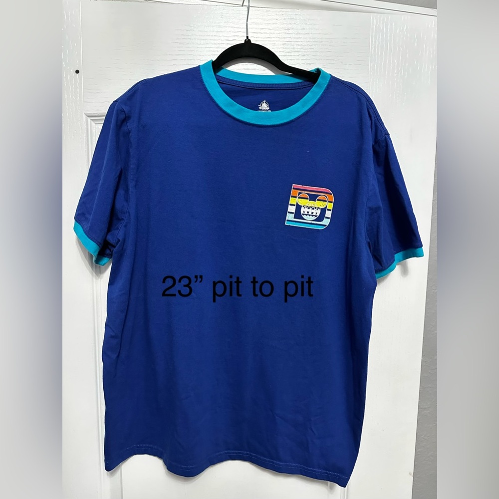Walt Disney World Parks "The Most Magical Place on Earth" Ringer Tee Size L